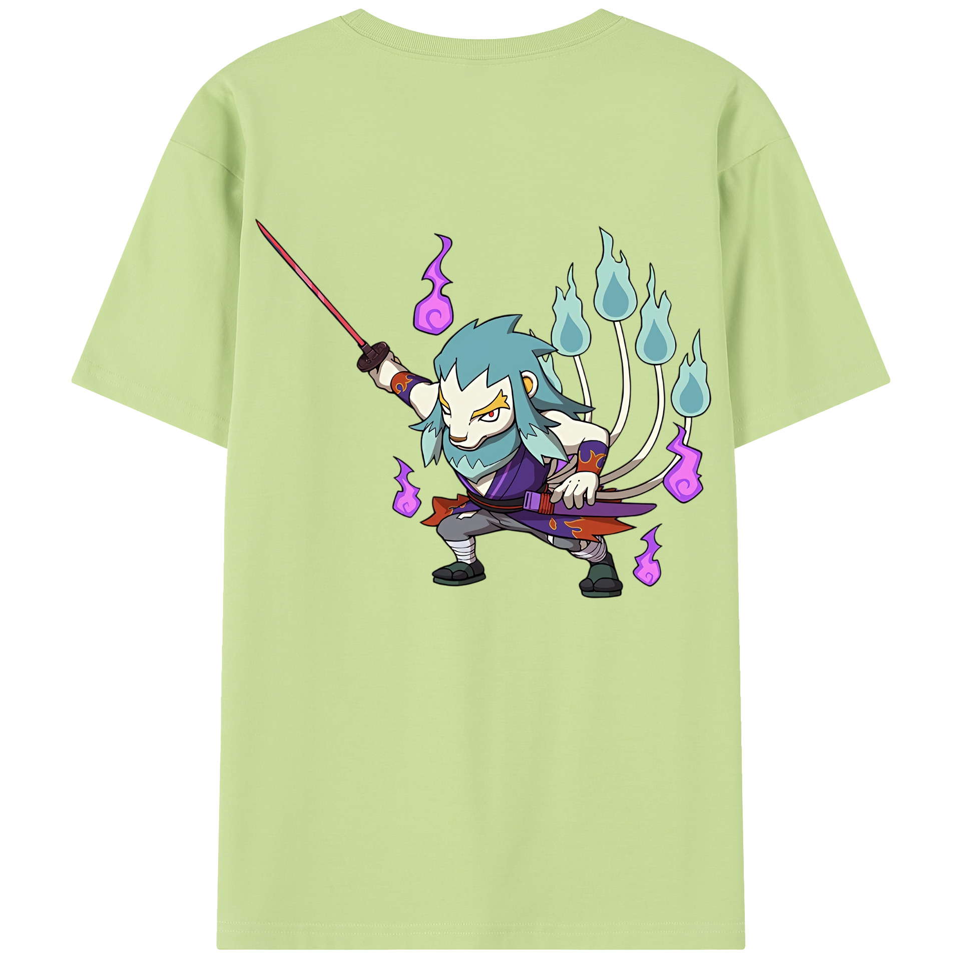 （画像用） 妖怪ウォッチ Yo-kai Watch 綿100％半袖Tシャツ（背面プリント）